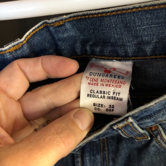 Lucky Brand Dungarees Classic Fit Jeans 32 Waist - Picture 5 of 5